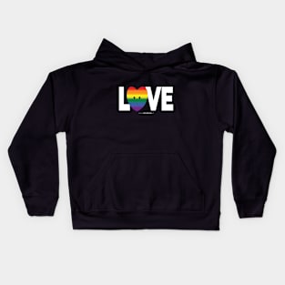 LOVE - human activist - LGBT / LGBTQI (130) Kids Hoodie